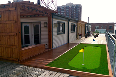 Golf Patio from Artificial Turf